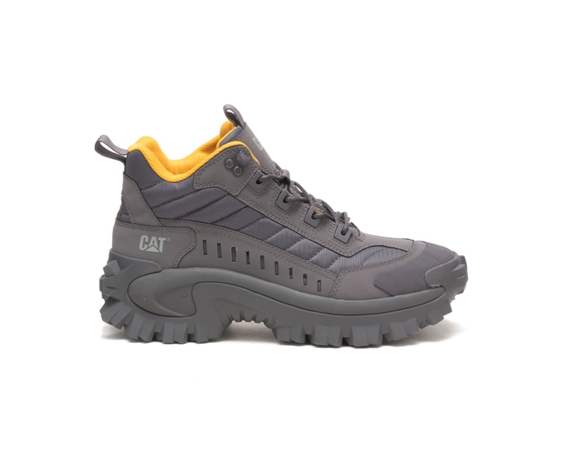 Caterpillar Intruder Mid Donna Scarpe Da Ginnastica Grigie Scuro | OXMFKDZ-24