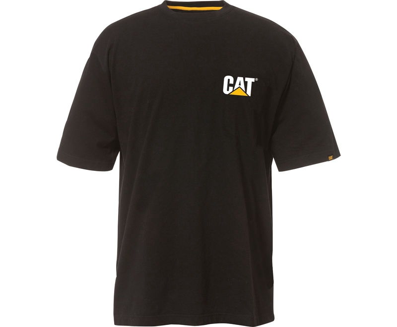 Caterpillar Trademark Uomo Magliette Nere | JANEMSW-92