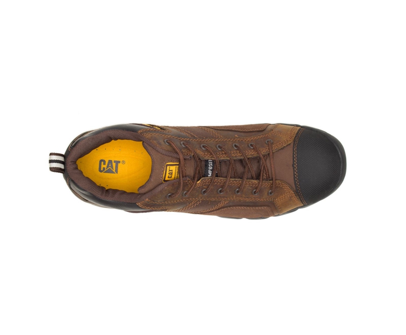 Caterpillar Argon Composite Punta Uomo Scarpe Lavoro Marroni Scuro | PUBOVFD-16