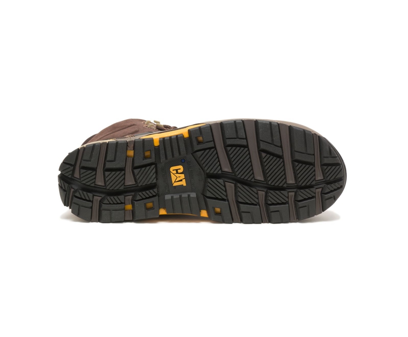 Caterpillar CAT EDGE Impermeabili Nano Punta Uomo Stivali Casual Caffè | DPVUWBJ-04