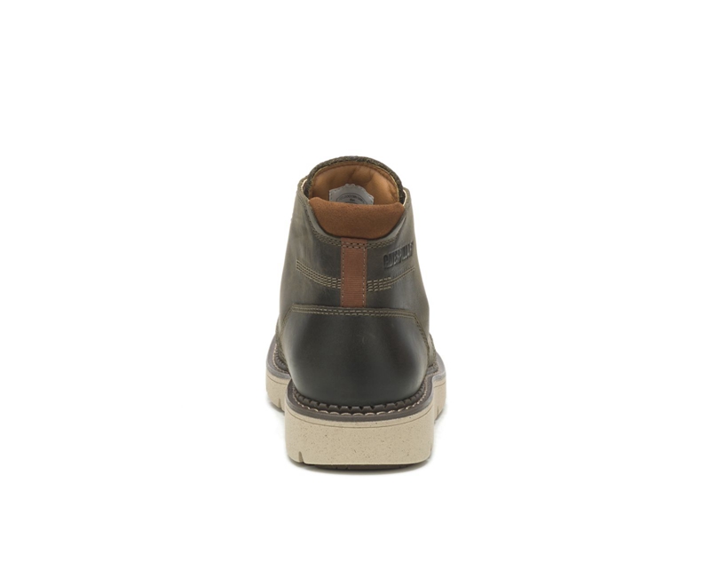 Caterpillar Covert Mid Uomo Stivali Impermeabili Verde Oliva | CLVOXGQ-30