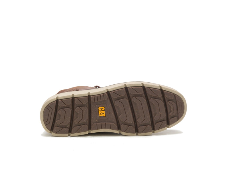 Caterpillar Covert Mid Uomo Stivali Impermeabili Marroni | EWBTSMP-62