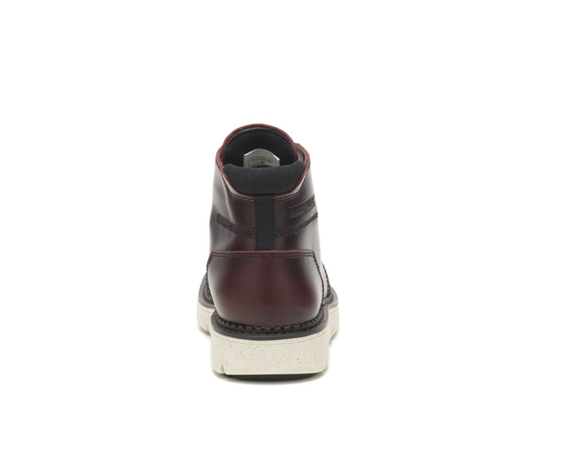 Caterpillar Covert Mid Uomo Stivali Impermeabili Bordeaux | MWNCYLZ-67