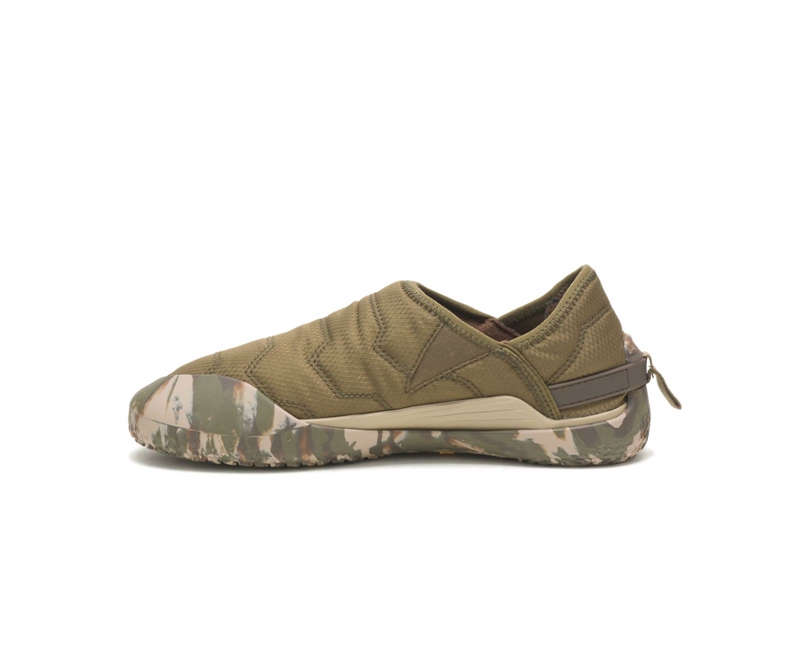 Caterpillar Crossover Donna Slip On Verde Oliva Scuro | HWDOCXM-45