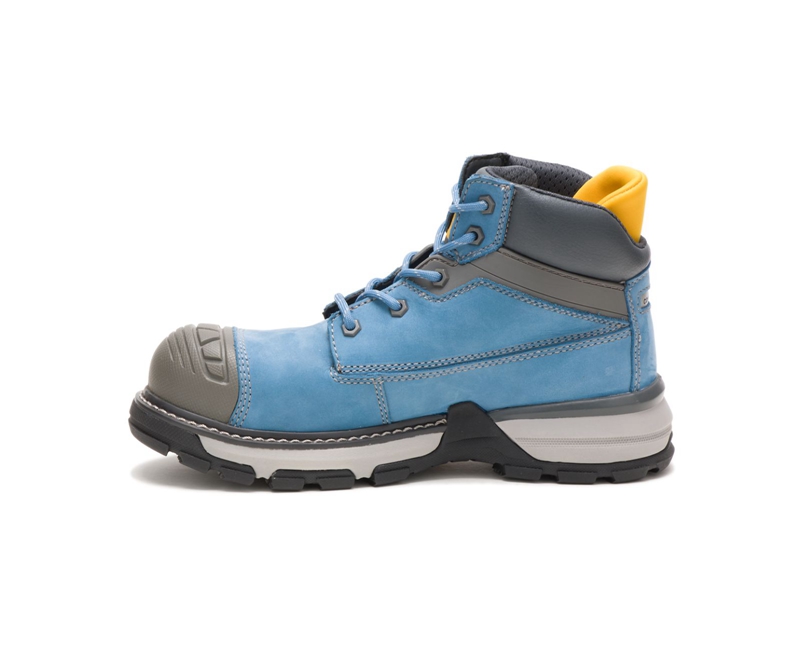 Caterpillar Excavator Superlite Carbon Composite Punta Donna Stivali da Trekking Blu | TDBUMJI-31