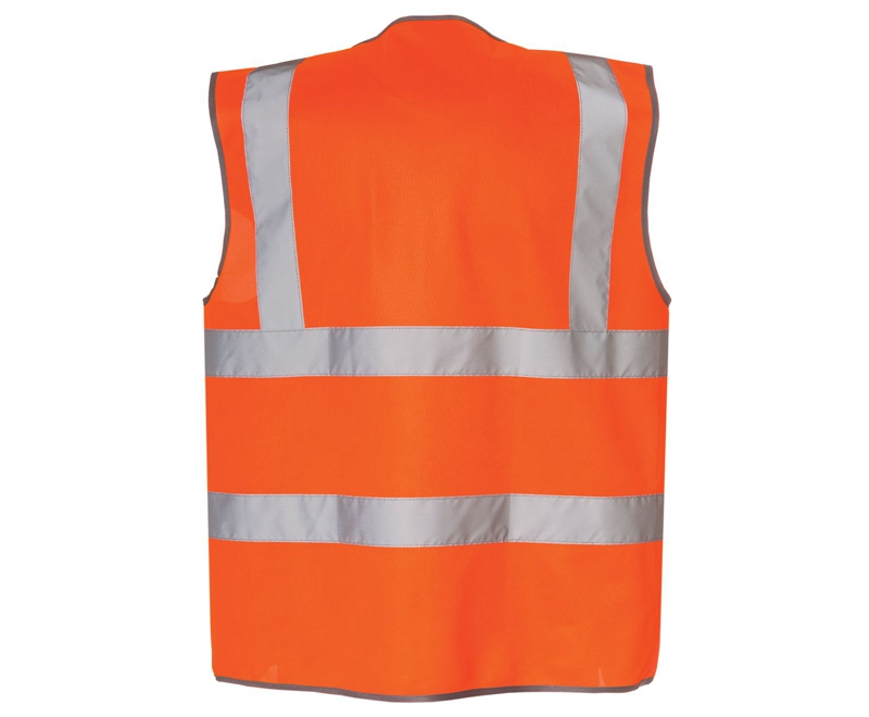 Caterpillar Hi-Vis Zip Uomo Gilet Arancioni | KLMEGBI-65