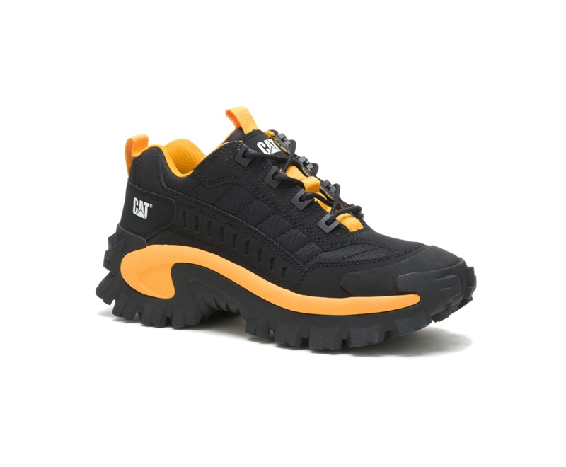 Caterpillar Intruder Donna Scarpe Casual Nere Gialle | JQADKPM-83