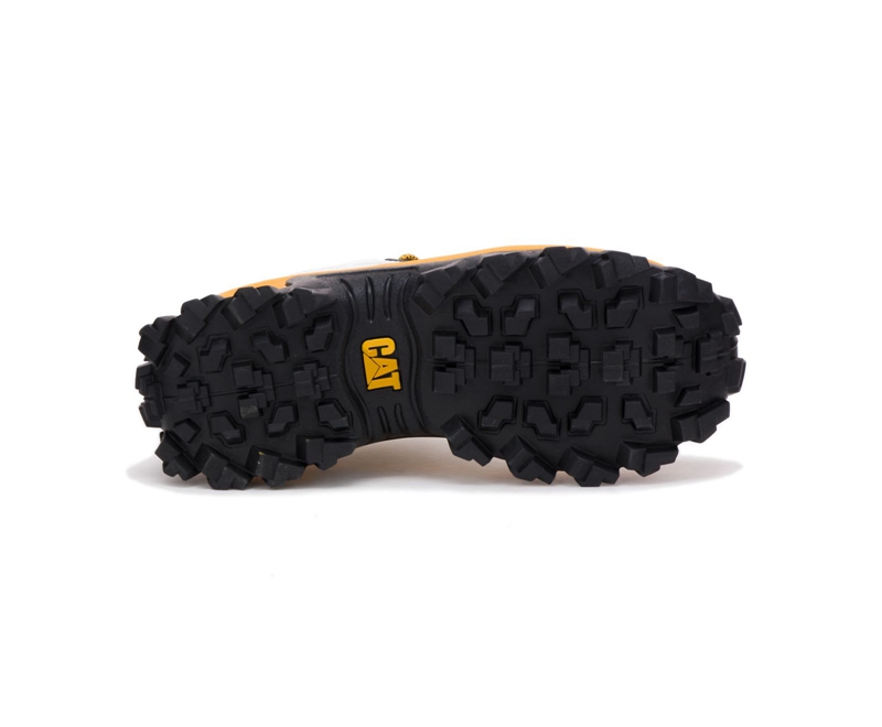 Caterpillar Intruder Donna Scarpe Casual Bianche Gialle | XNFCPHG-93