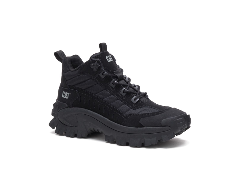 Caterpillar Intruder Mid Donna Scarpe Da Ginnastica Nere | DQOSNGJ-92