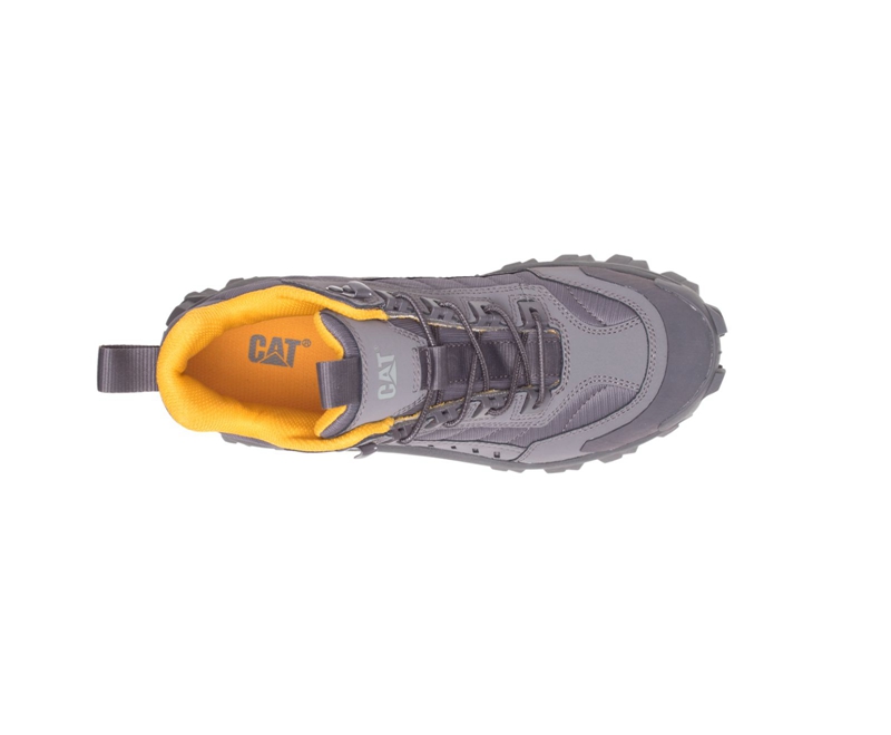 Caterpillar Intruder Mid Uomo Scarpe Da Ginnastica Grigie Scuro | YMLNIQF-35