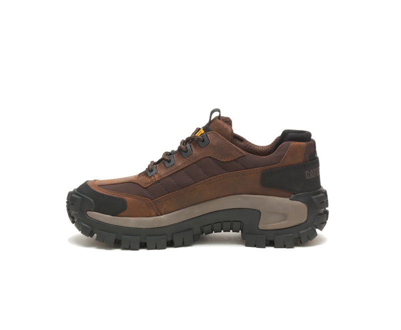 Caterpillar Invader Steel Punta Uomo Scarpe Lavoro Marroni Scuro | JTNLBCE-30