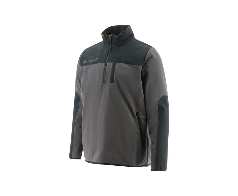 Caterpillar Performance 1/4 Zip Pullover Uomo Giacca Nere | NQRWOTE-19