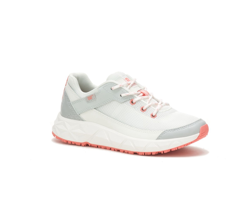 Caterpillar ProRush Speed FX Donna Scarpe Da Ginnastica Bianche Grigie | VISNQPH-89