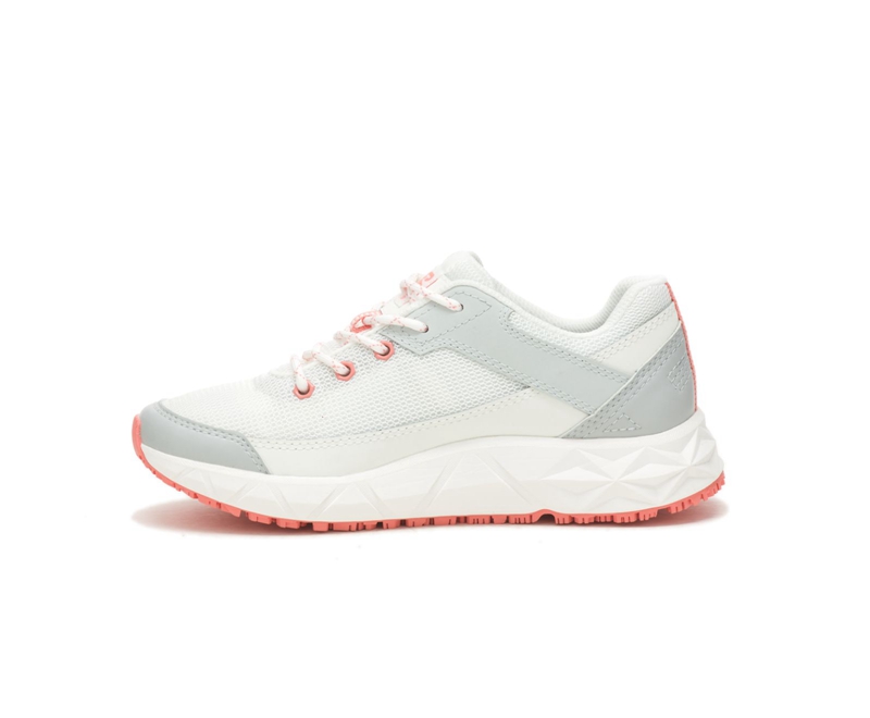 Caterpillar ProRush Speed FX Donna Scarpe Da Ginnastica Bianche Grigie | VISNQPH-89