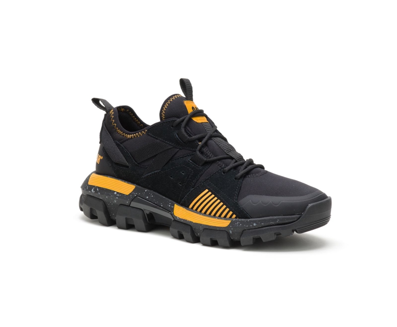 Caterpillar Raider Sportive Uomo Scarpe Da Ginnastica Nere Gialle | POFQAKE-63