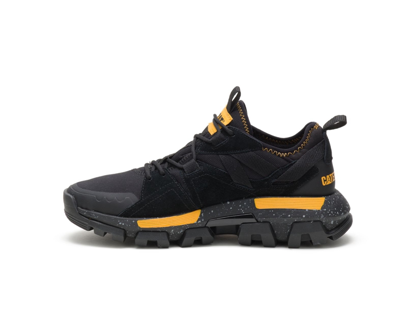 Caterpillar Raider Sportive Uomo Scarpe Da Ginnastica Nere Gialle | POFQAKE-63