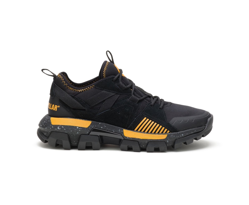 Caterpillar Raider Sportive Uomo Scarpe Da Ginnastica Nere Gialle | POFQAKE-63