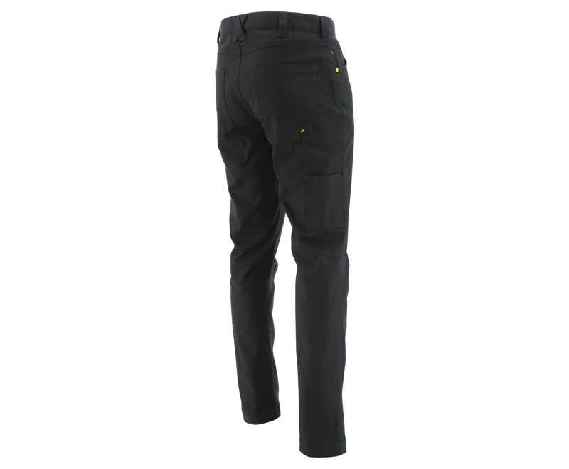 Caterpillar Stretch Tela Utility Uomo Pantaloni Nere | ZRHODEJ-59