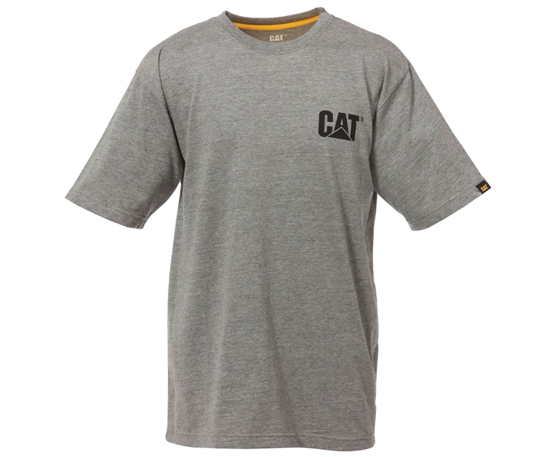 Caterpillar Trademark Uomo Magliette Grigie Scuro | UHJMCNK-72